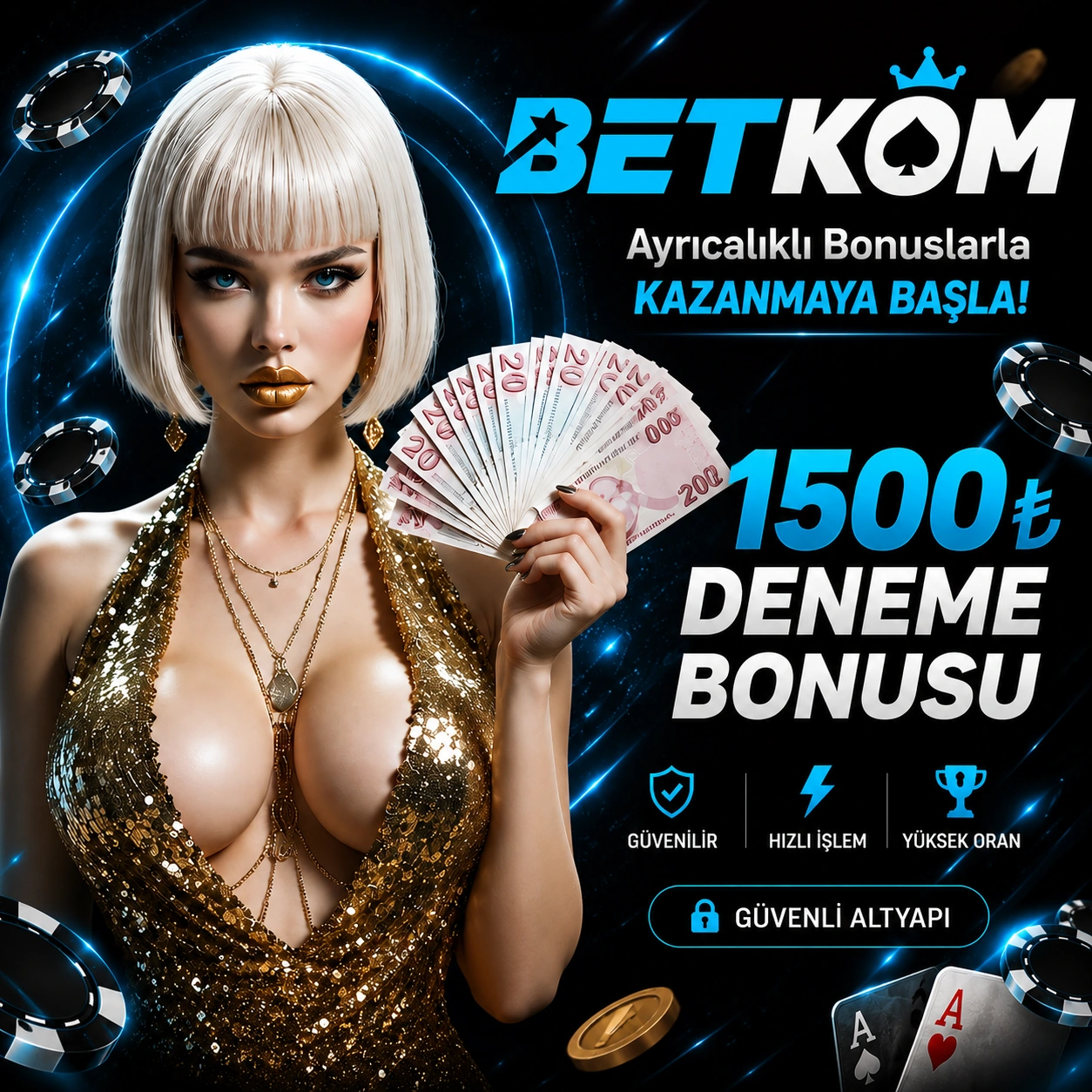 Betkom 1500 TL deneme bonusu sponsor kampanyası